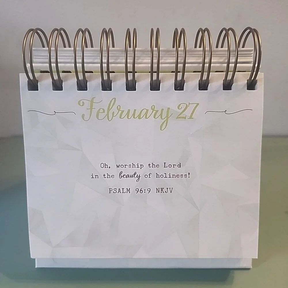 Perpetual Calendar You Were Made To Shine Bible Verses Day Brightener NEW